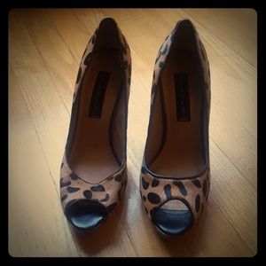 Steven by Steve Madden size 8 leopard print pumps